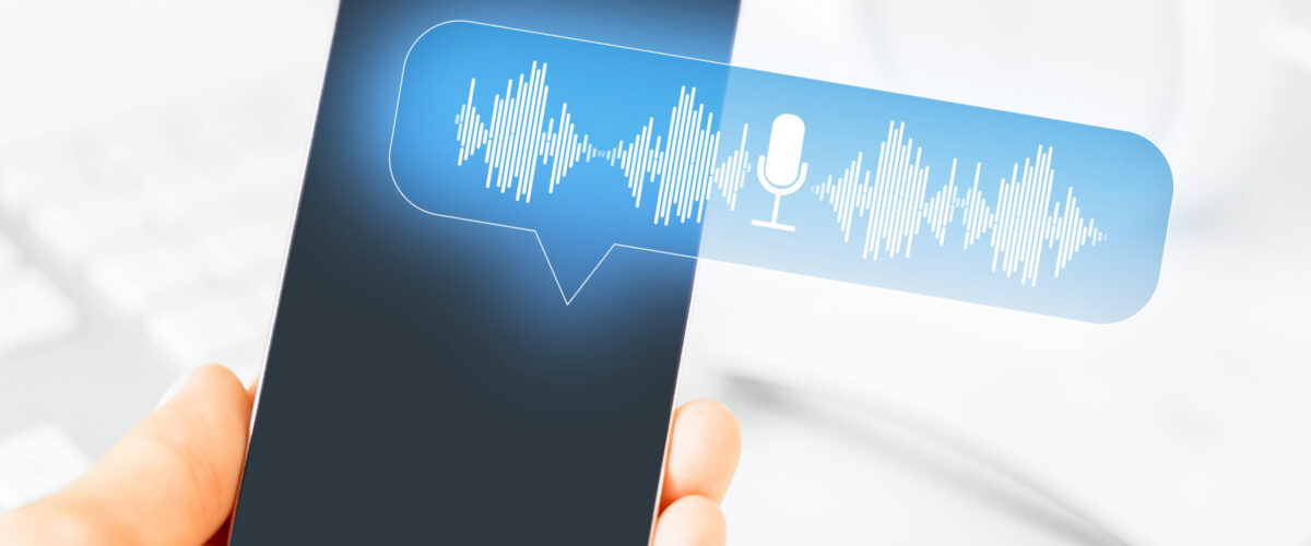 Illustration d'un enregistrement audio réalisé avec un smartphone
