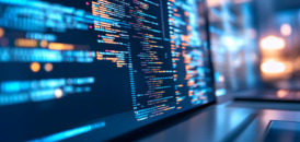 Écran affichant des lignes de code source illustrant l’originalité et la protection d’un logiciel par le droit d’auteur